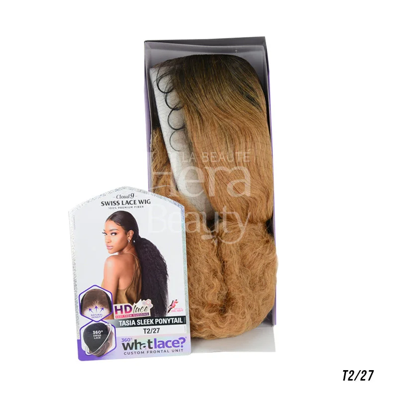 SENSATIONNEL Cloud9 Whatlace? Swiss Lace Wig TASIA SLEEK PONYTAIL