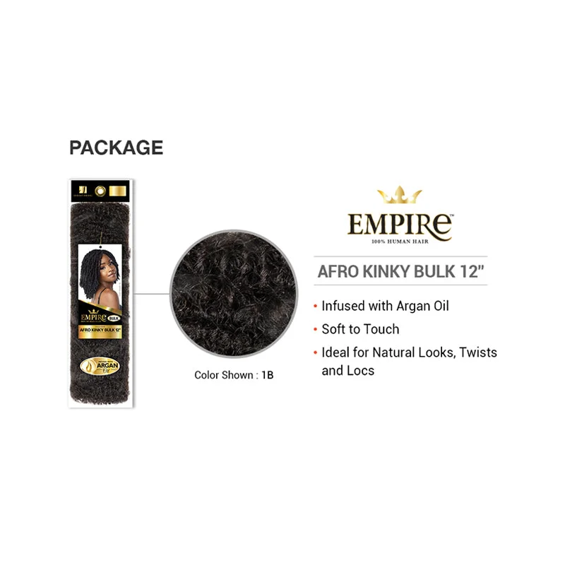 Sensationnel Empire Human Hair AFRO KINKY BULK 12""