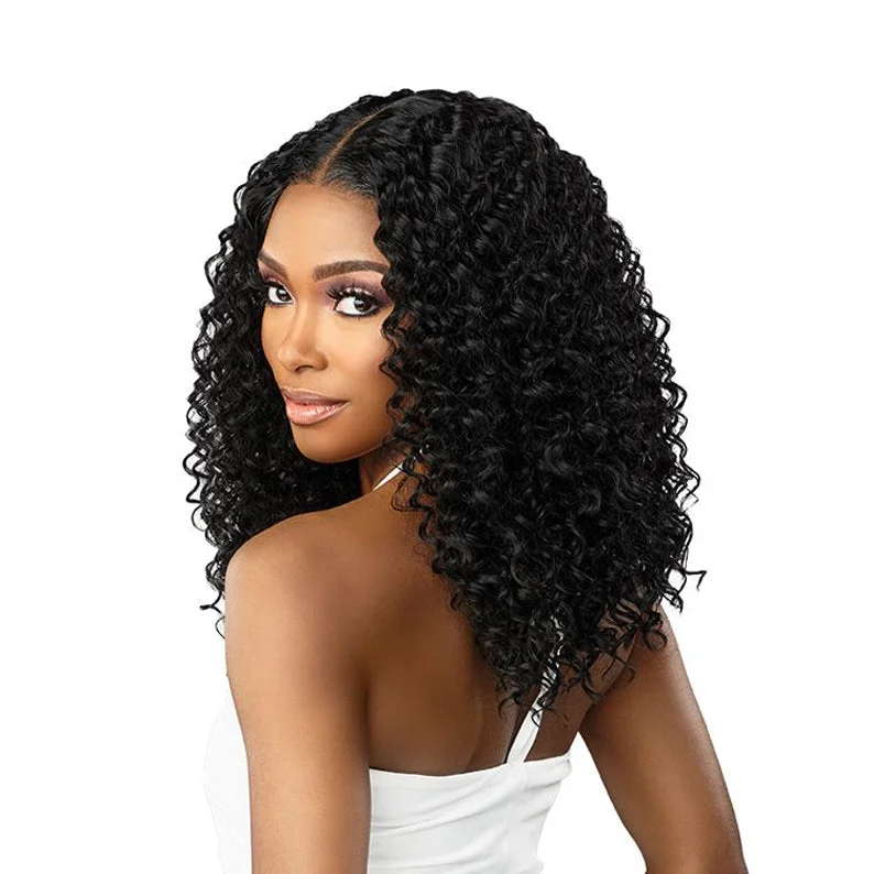 Sensationnel Human Hair Blend Butta HD Lace Front Wig WATER WAVE 16""