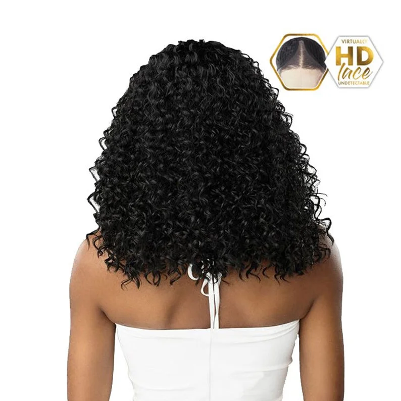 Sensationnel Human Hair Blend Butta HD Lace Front Wig WATER WAVE 16""