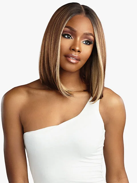 Sensationnel Human Hair Blend HD Butta Lace Front Wig - BOB 12