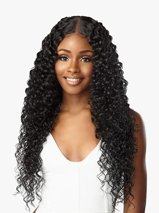 Sensationnel Human Hair Blend HD Butta Lace Front Wig - BOHEMIAN 28