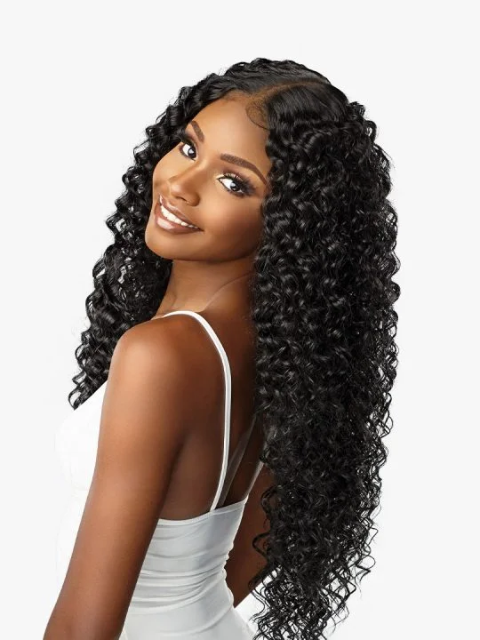 Sensationnel Human Hair Blend HD Butta Lace Front Wig - BOHEMIAN 28