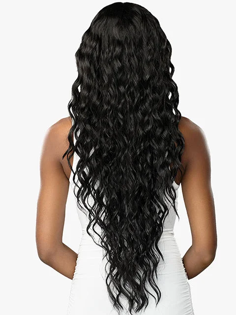 Sensationnel Human Hair Blend HD Butta Lace Front Wig - LOOSE CURLY 32