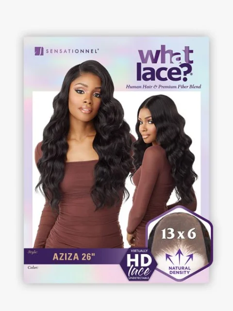 Sensationnel Cloud 9 WHAT LACE? Human Hair Mix 13x6 HD Lace Wig - AZIZA 26″