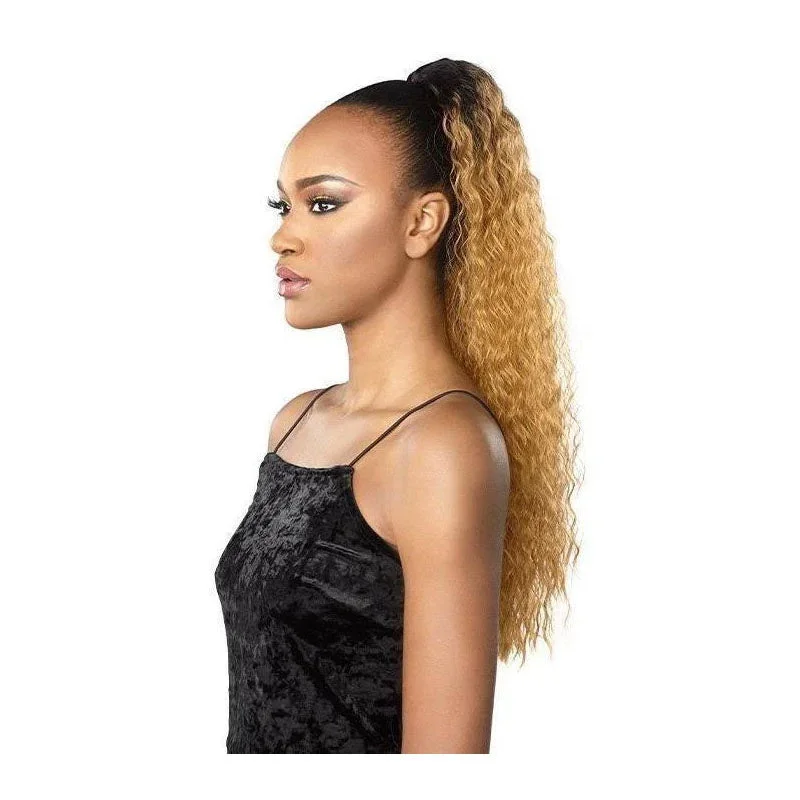 Sensationnel Synthetic Hair Drawstring Ponytail Instant Pony French Wave 24""