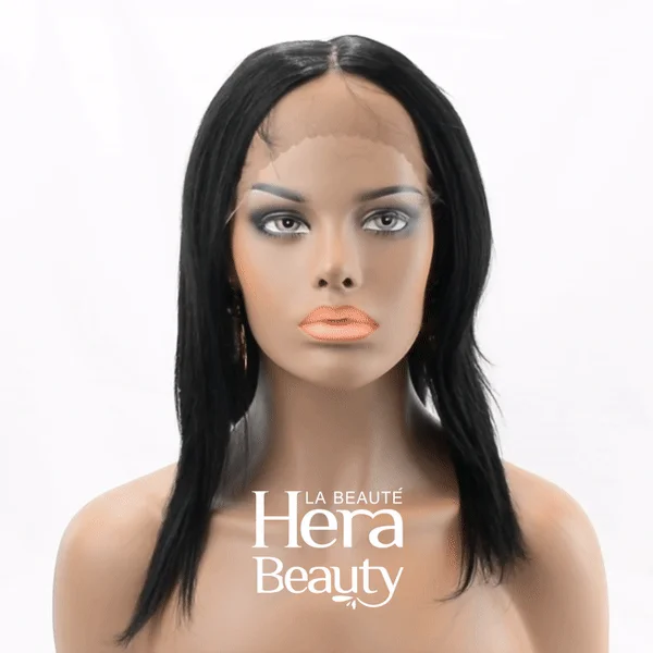 SENSATIONNEL UNPROCESSED VIRGIN HUMAN HAIR 10A LACE FRONT WIG STRAIGHT