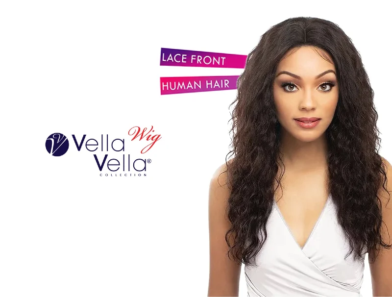 SENSUAL VELLA VELLA 360 UHD 100% NATURAL HUMAN HAIR LACE WIG - SASSY CURL 26""