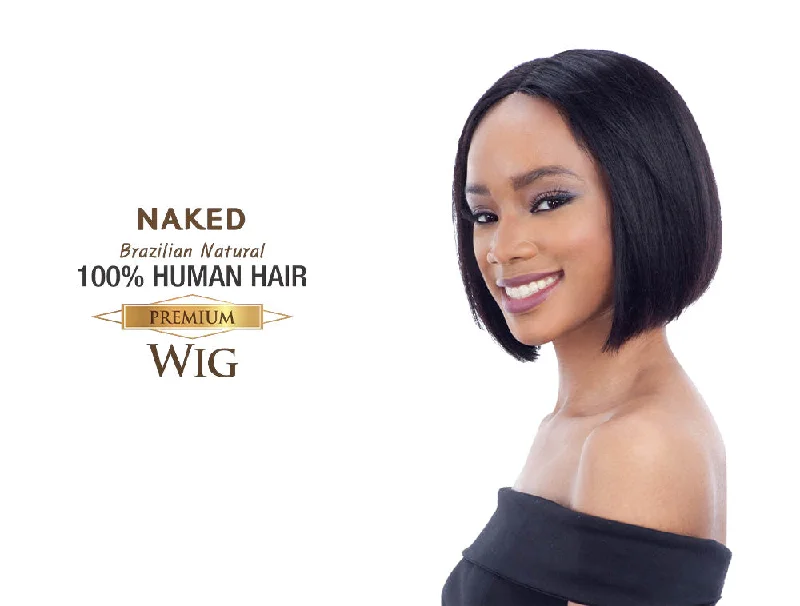 SHAKE N GO BRAZILIAN 100% HUMAN HAIR 5"" LACE PART WIG - LEONI