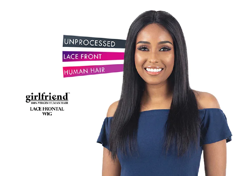 SHAKE N GO GIRLFRIEND 100% VIRGIN HUMAN HAIR HD LACE FRONTAL WIG STRAIGHT 18"" / 22""