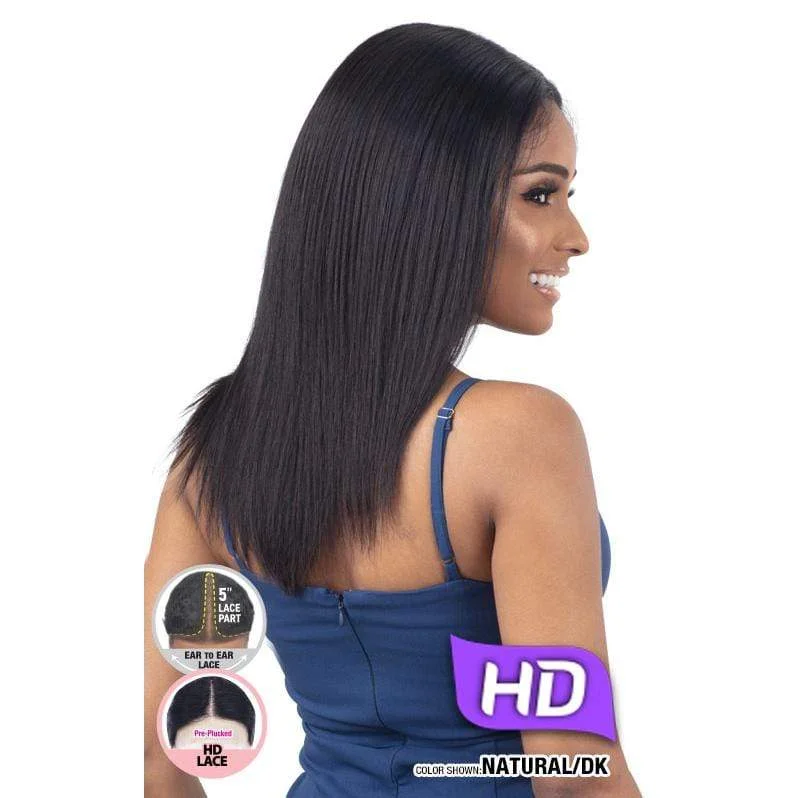 Shake-N-Go Girlfriend Human Hair Lace Front Wig - Straight 18""