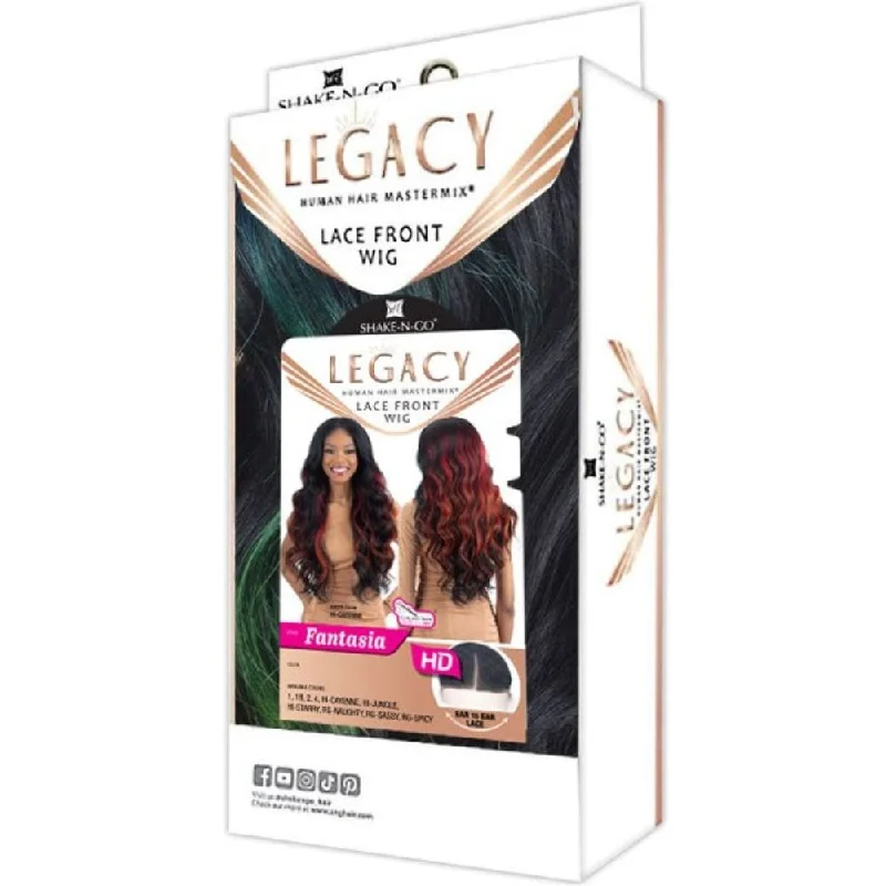 Shake-N-Go Legacy Human Hair Blend Lace Front Wig - Fantasia