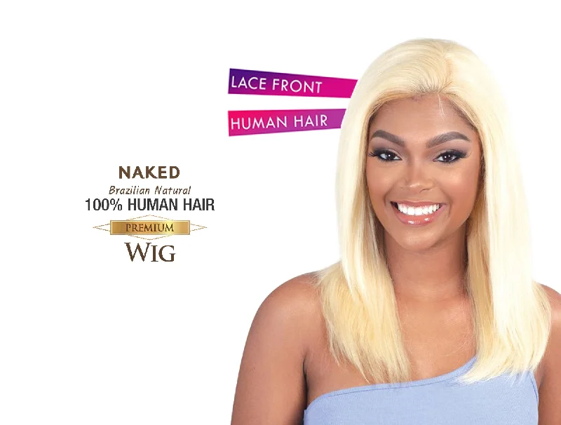 SHAKE N GO NAKED BRAZILIAN NATURAL 100% HUMAN HAIR FRONTAL LACE WIG - ADDISON