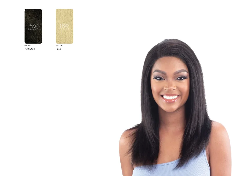 SHAKE N GO NAKED BRAZILIAN NATURAL 100% HUMAN HAIR FRONTAL LACE WIG - ADDISON