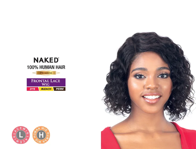 SHAKE N GO NAKED BRAZILIAN NATURAL 100% HUMAN HAIR LACE FRONT WIG-CALVIN