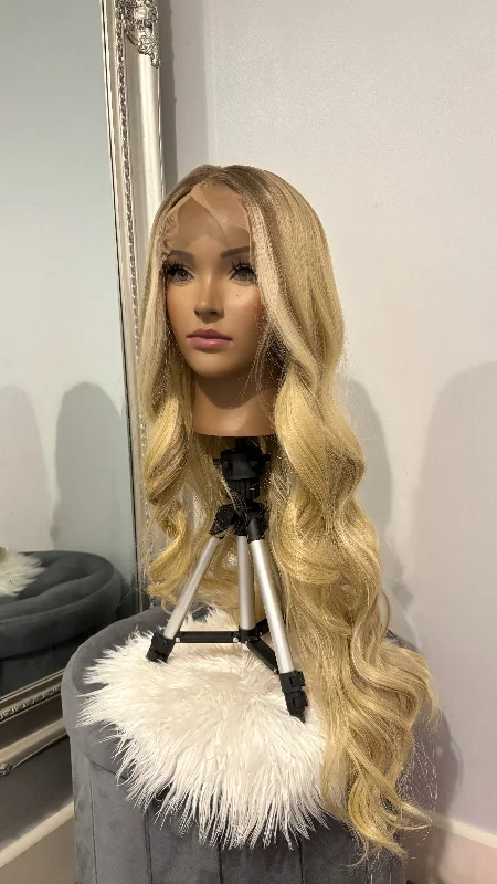 SHANTI 26"" Blonde Balayage 13x4 Lace Front Wig