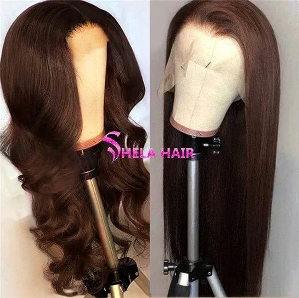 #2 Dark Brown Lace Front Wig Straight/Body Wave/Deep Wave