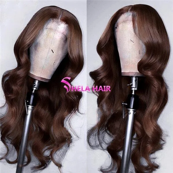 #2 Dark Brown Lace Front Wig Straight/Body Wave/Deep Wave