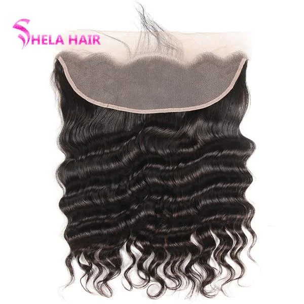 Lace Closure/Frontal Loose Deep Normal/HD lace Shela hair