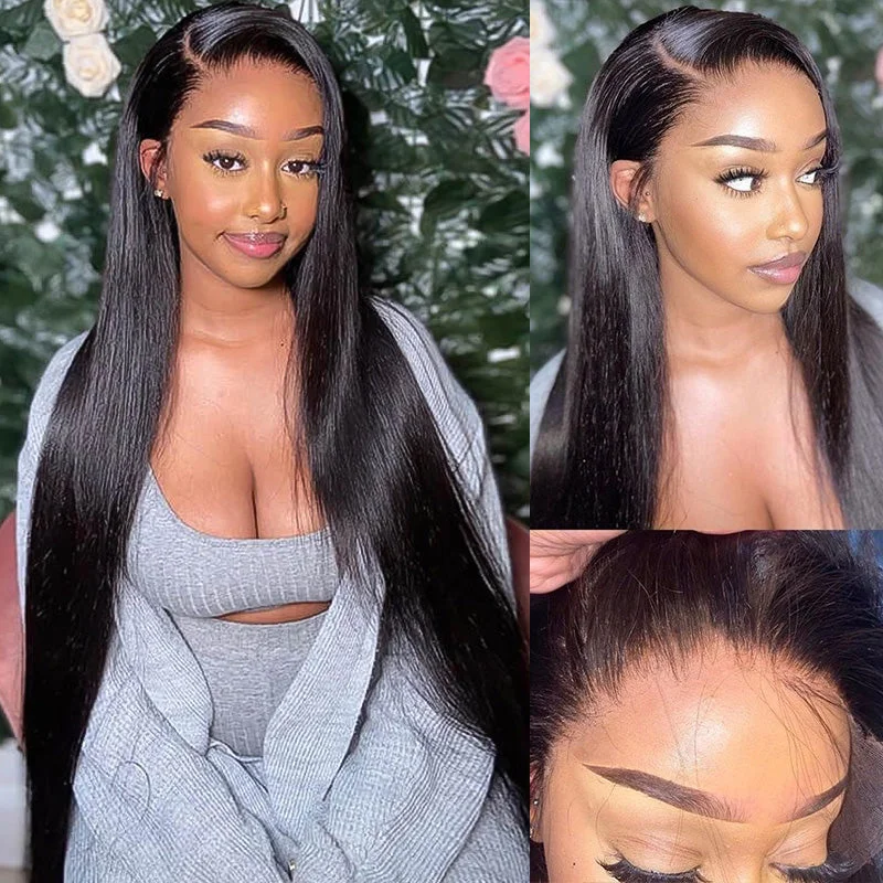 Silky Straight Undetectable HD Lace 13x4 Lace Frontal Wig