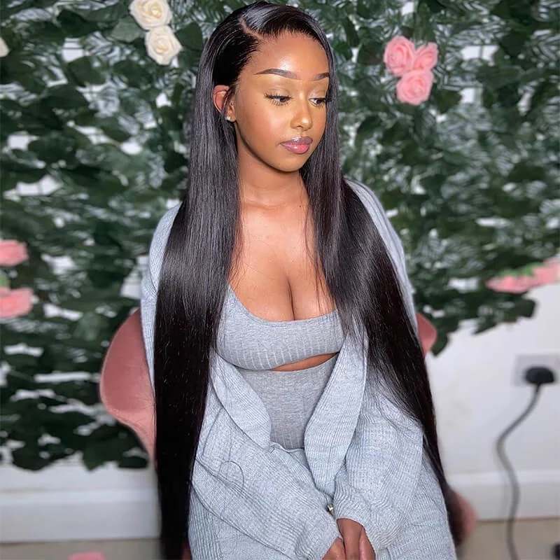 Silky Straight Undetectable HD Lace 13x4 Lace Frontal Wig