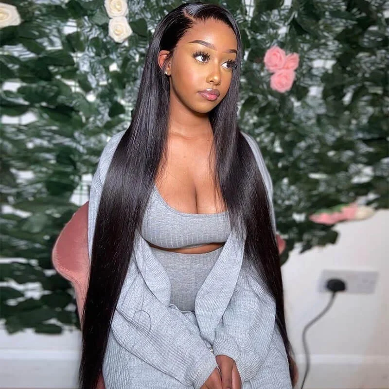 Silky Straight Undetectable HD Lace 13x4 Lace Frontal Wig