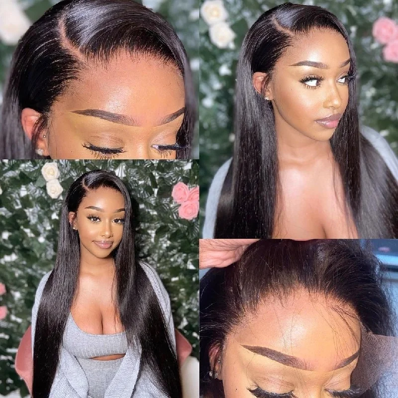 Silky Straight Undetectable HD Lace 13x4 Lace Frontal Wig