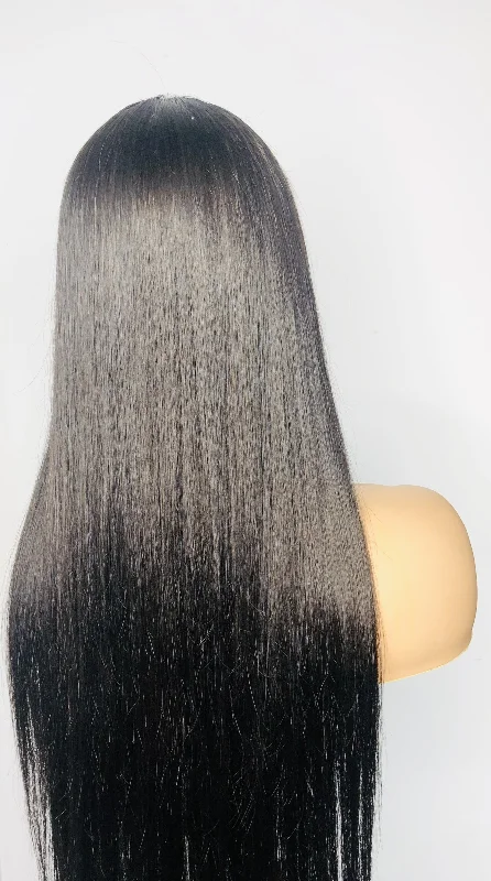 Sleek Brazilian Straight 13*4 Lace Frontal Unit