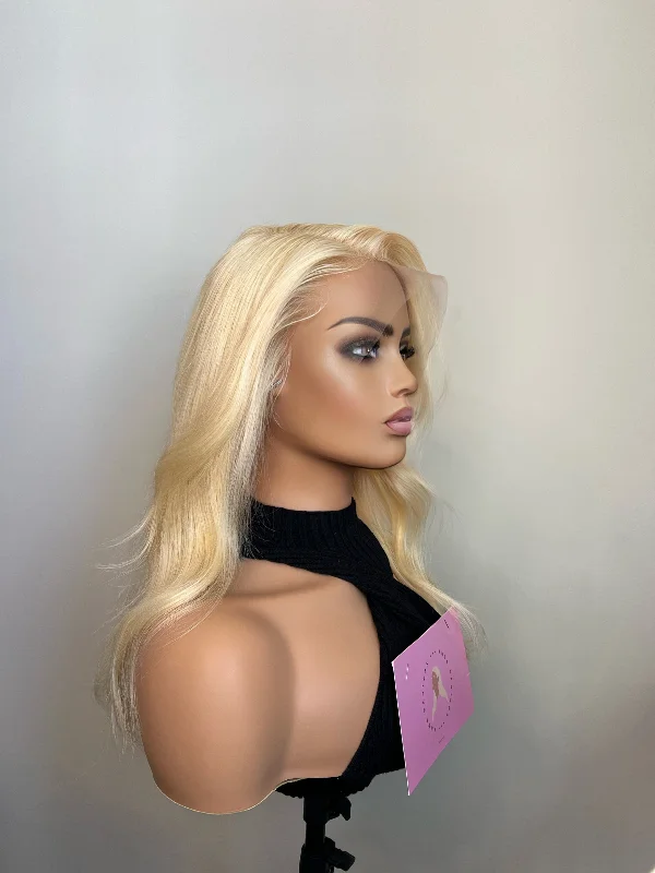 613 Blonde Transparent Lace Front Wig