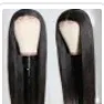 SS 100% Virgin Human Hair Lacefront Straight Wig