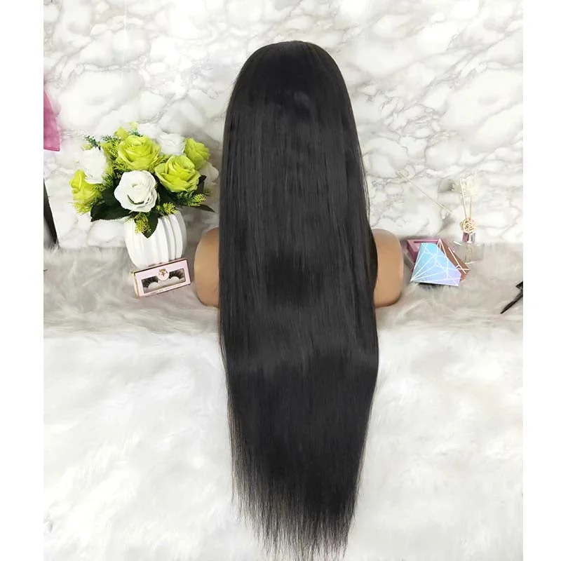 Long Straight Human Hair Lace Wig with Baby Hair Online Surprisehair