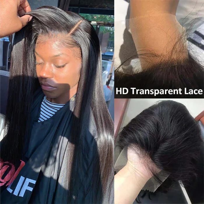 12A Cranberry Straight 13x4/13X6 Lace Front Human Hair Wigs Brazilian Remy Hair Wig HD Lace Frontal Wig