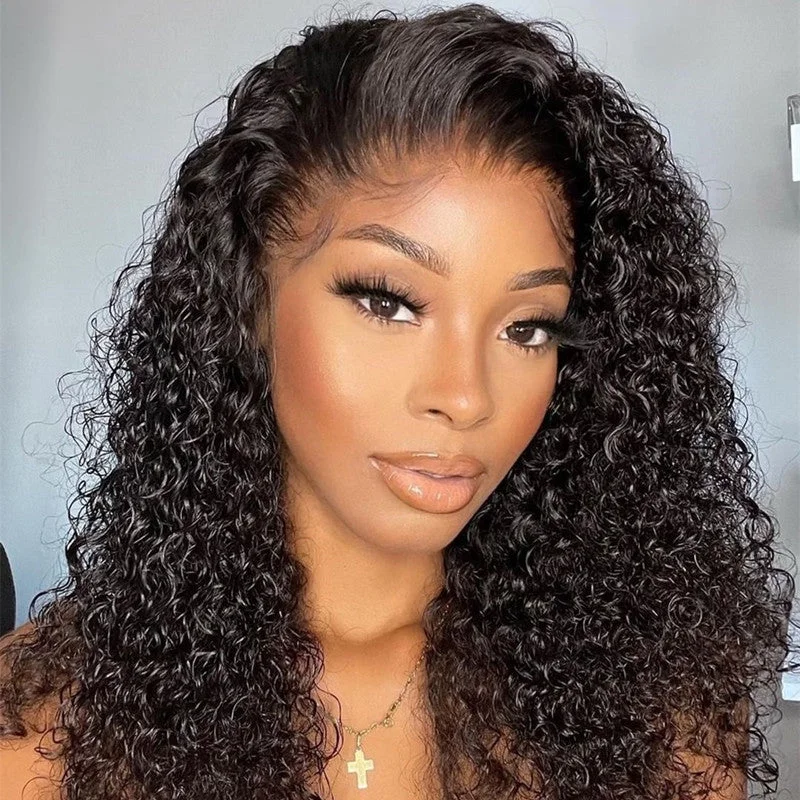 Swiss HD Invisible 13x4 Lace Frontal Wig Curly Wig