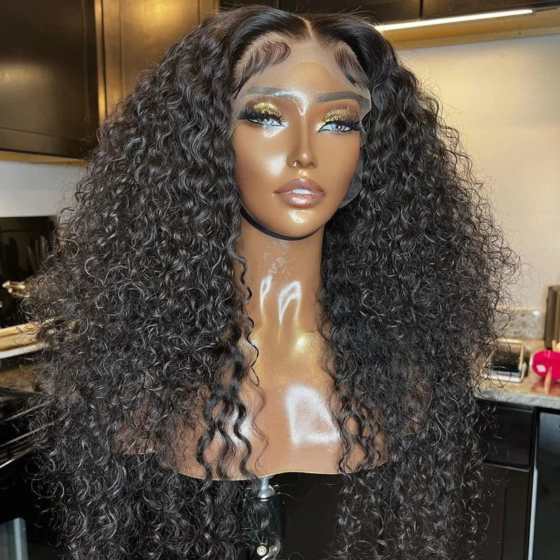 Swiss HD Invisible 13x4 Lace Frontal Wig Curly Wig