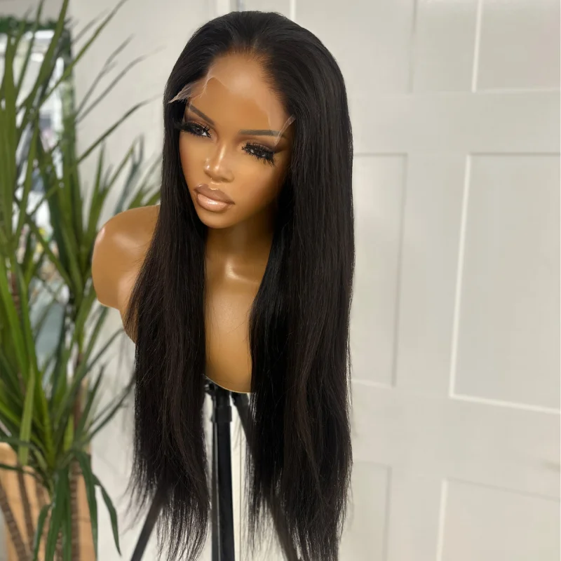 TAYLOR- Natural Black 6*6 HD Lace Closure Human Hair Wig