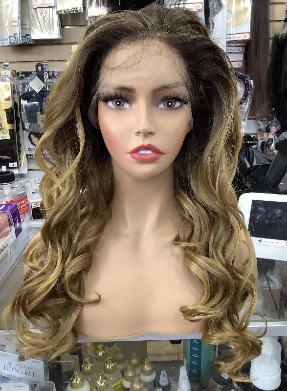 Tru Wig HD 13 X 6  Human Hair Blend Lace Front Wig PHB-MELODY