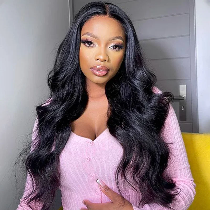 Undetectable Human Hair Body Wave Wig With Baby Hair 13x5 Frontal Wigs