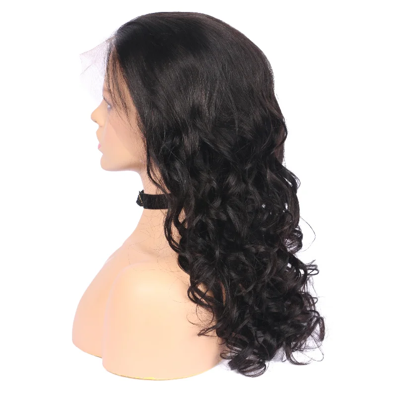 Undetectable Human Hair Body Wave Wig With Baby Hair 13x5 Frontal Wigs