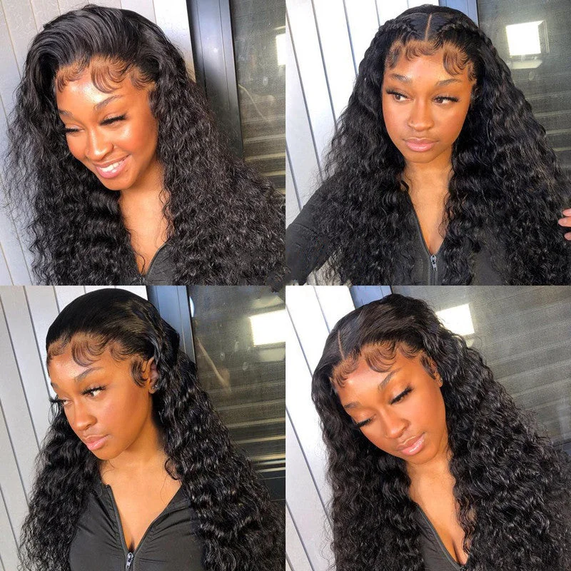 Undetectable Lace Skin Melt Lace Frontal Wig Deep Wave