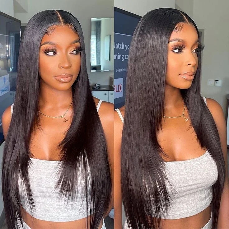 Undetectable Swiss HD Invisible 5x5 Lace Closure Straight Wig