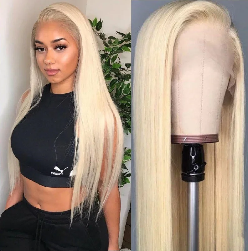 Virgin Hair 13*4/T Part/4*4 T Part Wigs Human Hair Straight Hair 613 Lace Wig Vrvogue hair