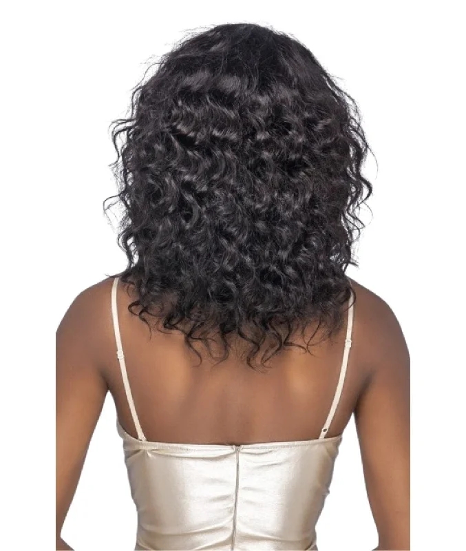 Vivica Fox 100% Remi Human Hair 360 HD Lace Wig Deep Wave 16"" - Nebula