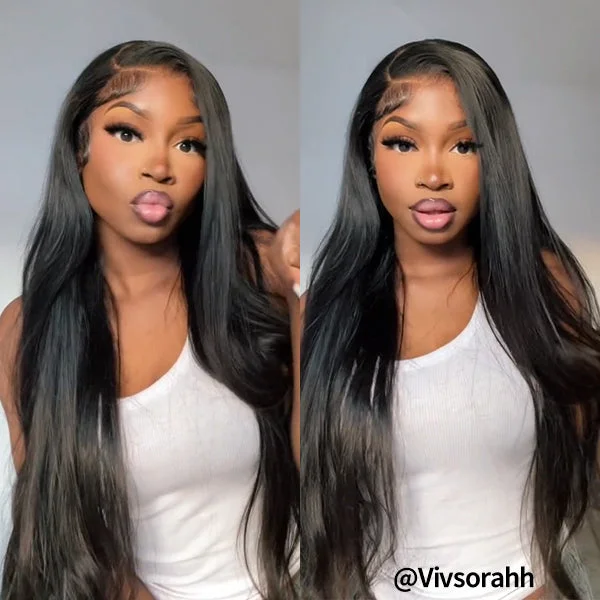 Vivsorahh Recommend Straight Human Hair Wigs 28inches Straight Wig HD Lace Wigs