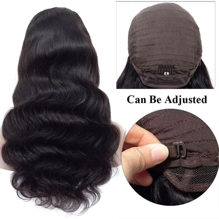 34 Inch Vrvogue Body Wavy Hair 13*6 HD Transparent Lace Front Wigs Human Hair 250% Density Wigs