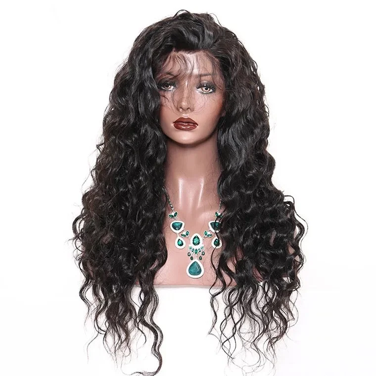 Best Water Wave Full Lace Wig Human Hair With Baby Hair SurpriseHair