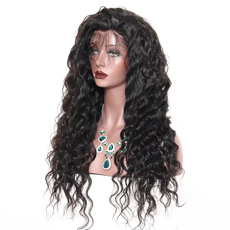 Best Water Wave Full Lace Wig Human Hair With Baby Hair SurpriseHair