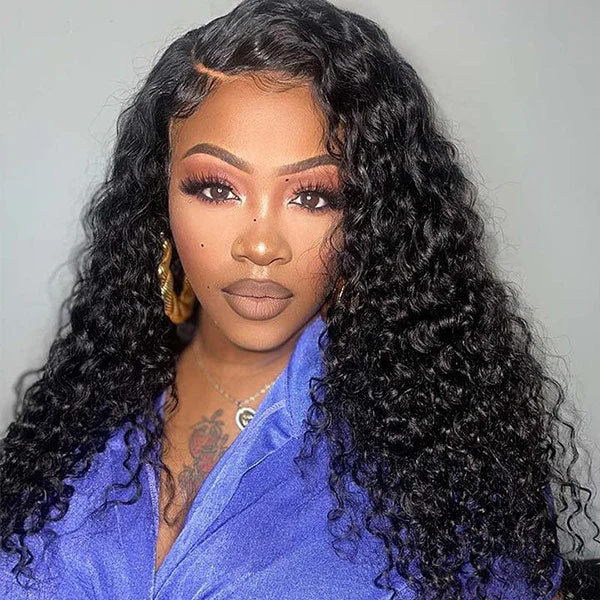 USA Warehouse Clearance | Water Wave Lace Frontal Wig 13x4 HD Lace Wigs Pre Plucked Low Stock