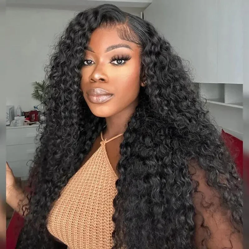 HD Lace Front Wigs Deep Wave 200% 250% Density Human Hair Wigs