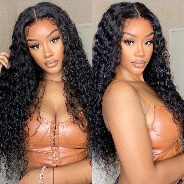 Wear&Go Glueless 5x5 HD Lace Wig Collection Easy to Wear Pre Cut Lace Human Hair Wigs 180% Density-Geeta Hair