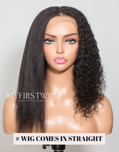 2IN1 WET & WAVY GLUELESS LACE FRONT WIG - WWL001